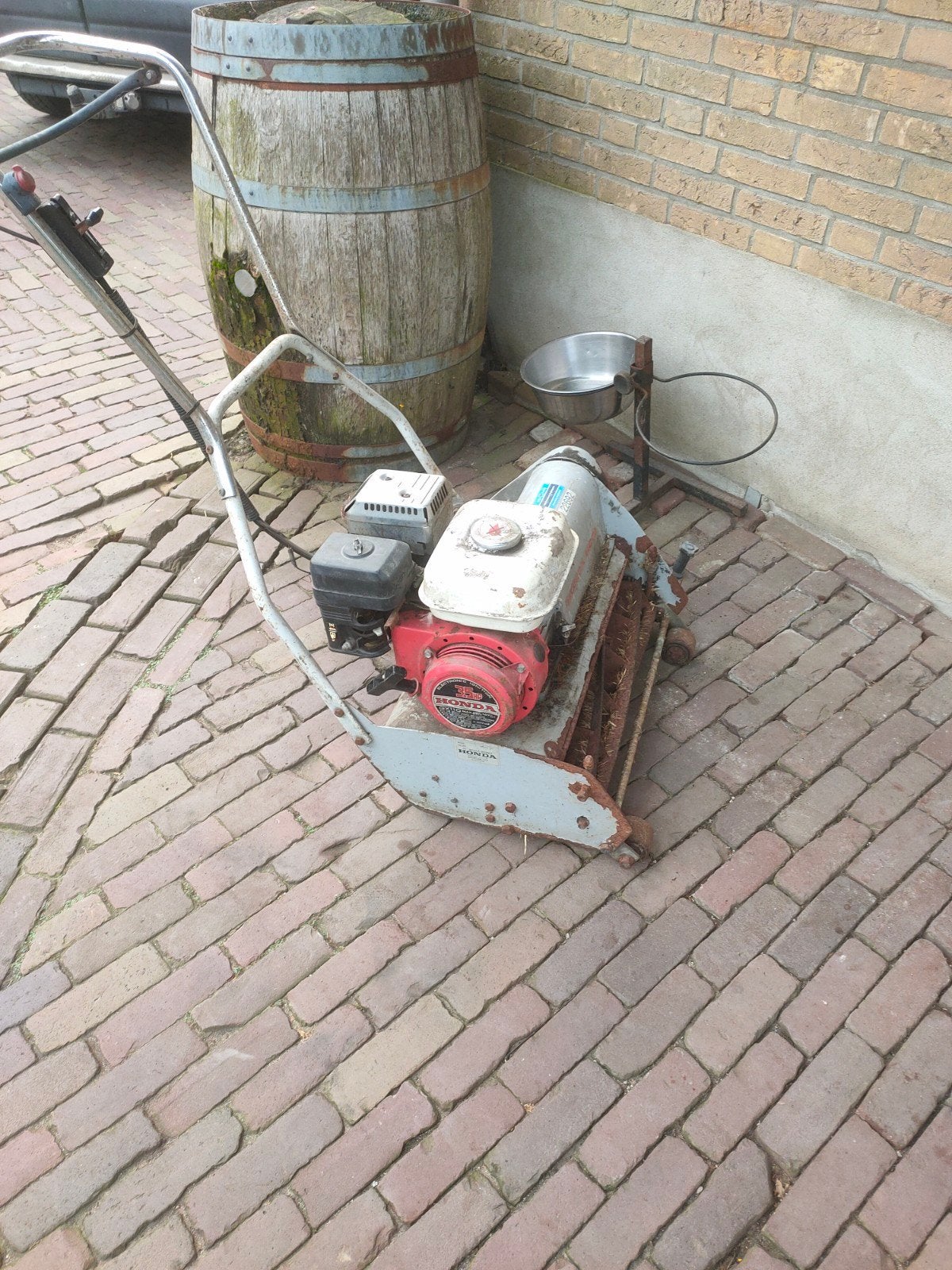 Honda grasmaaier, Tuin en Terras, Ophalen, Gebruikt