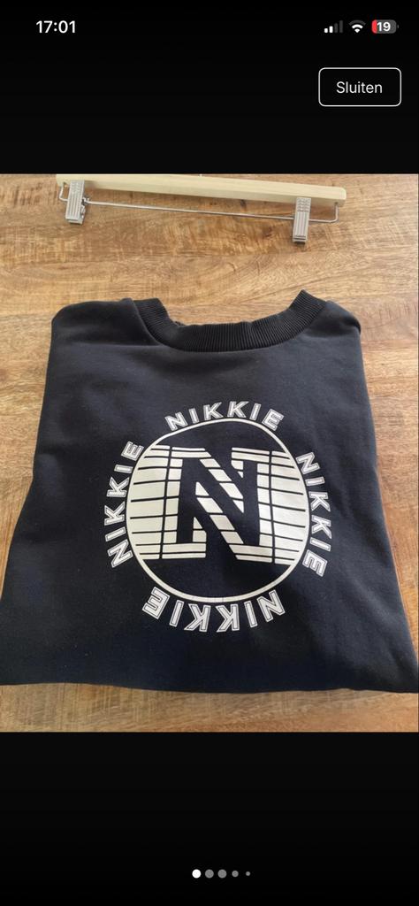 Nikkie sweater maat 36 - Zwart, Zwart, Ophalen of Verzenden, Lange mouw, Maat 36 (S)