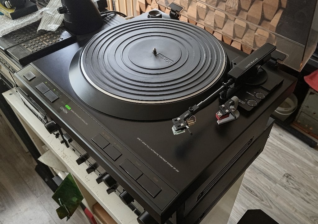 Denon DP-35F direct drive volautomatische platenspeler, Overige merken, Gebruikt, Automatisch, Ophalen of Verzenden