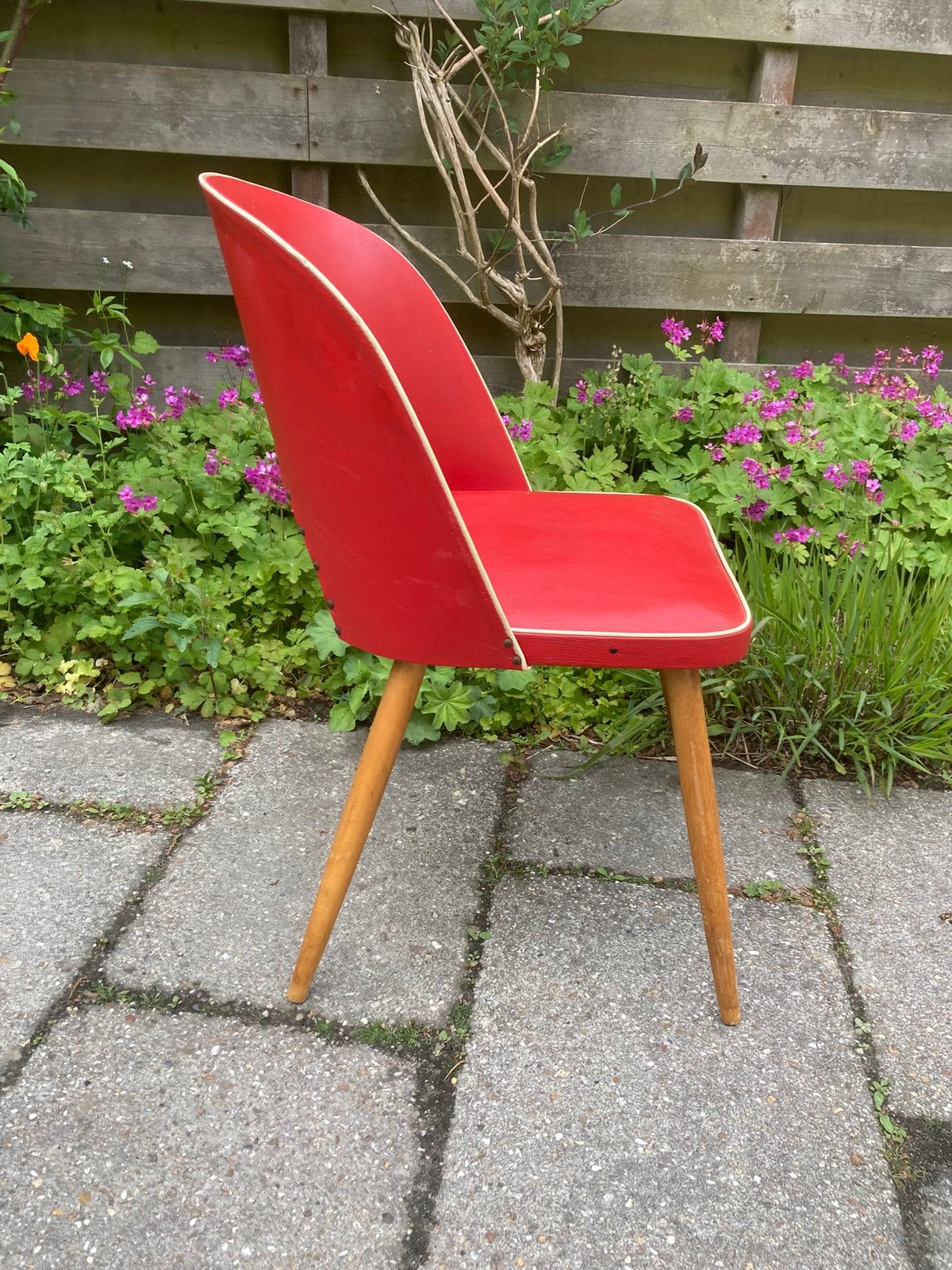 Unieke vintage stoel jaren 70, Antiek en Kunst, Ophalen