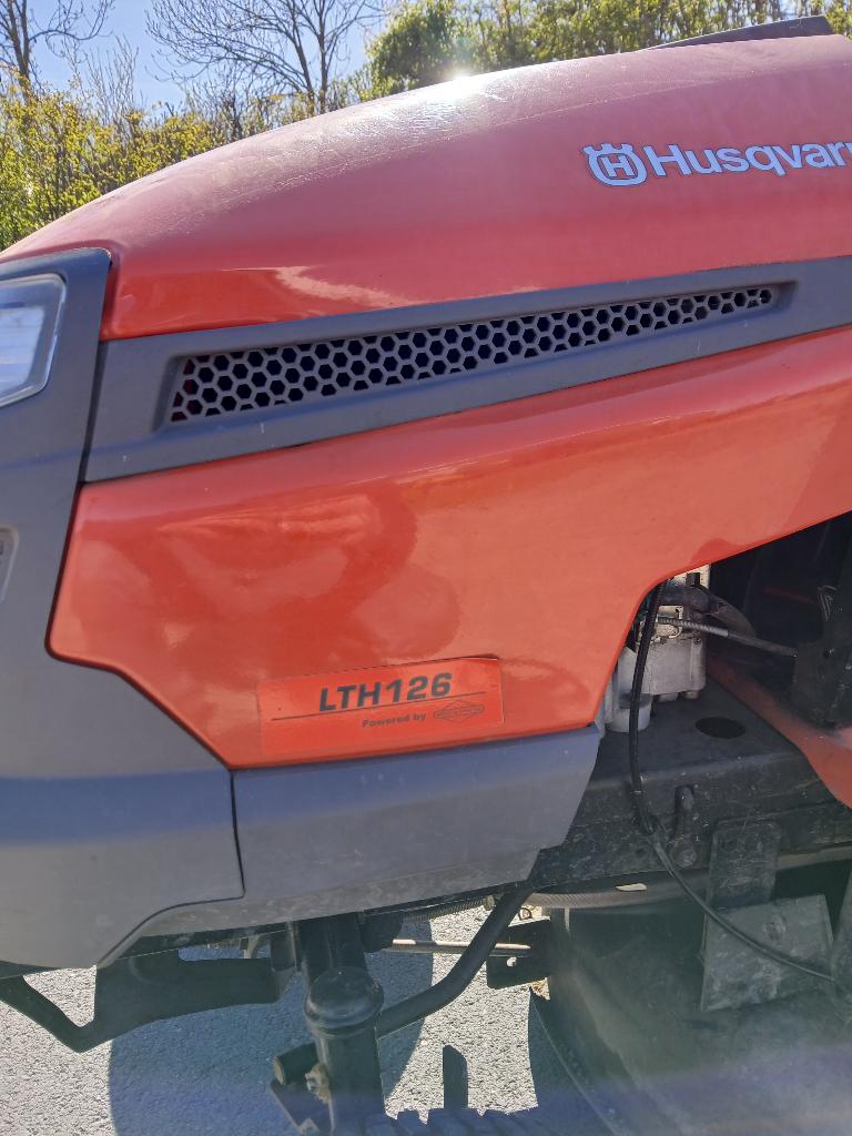 Husqvarna LTH126 Zitmaaier, Ophalen, Cirkelmaaier, Gebruikt, Benzine-grasmaaier