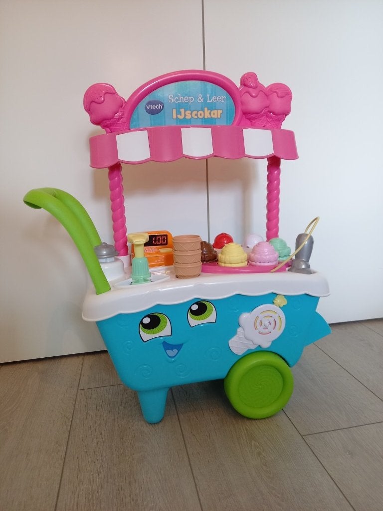 VTech Schep & Leer IJscokar - Compleet, Kinderen en Baby's, Speelgoed | Vtech, Ophalen, Gebruikt, 4 tot 6 jaar