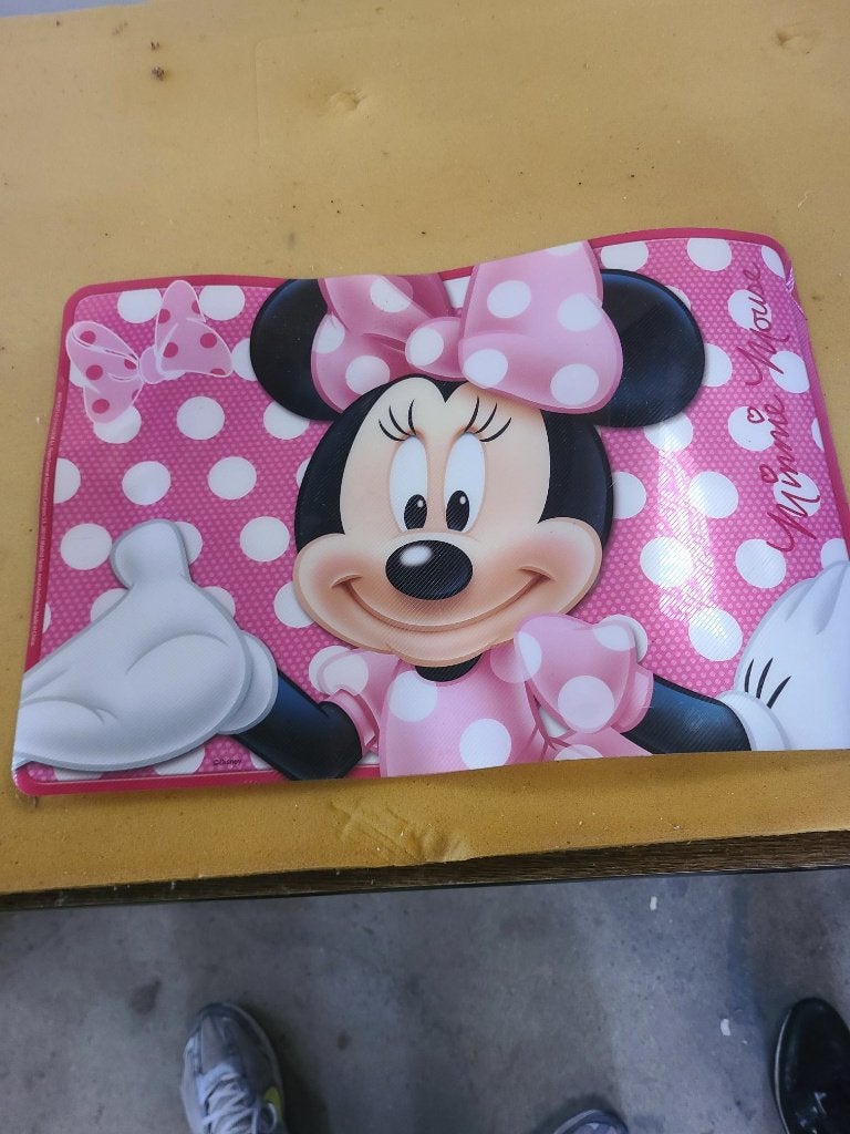 placemat minnie mouse, Verzamelen, Ophalen of Verzenden, Mickey Mouse, Zo goed als nieuw, Overige typen