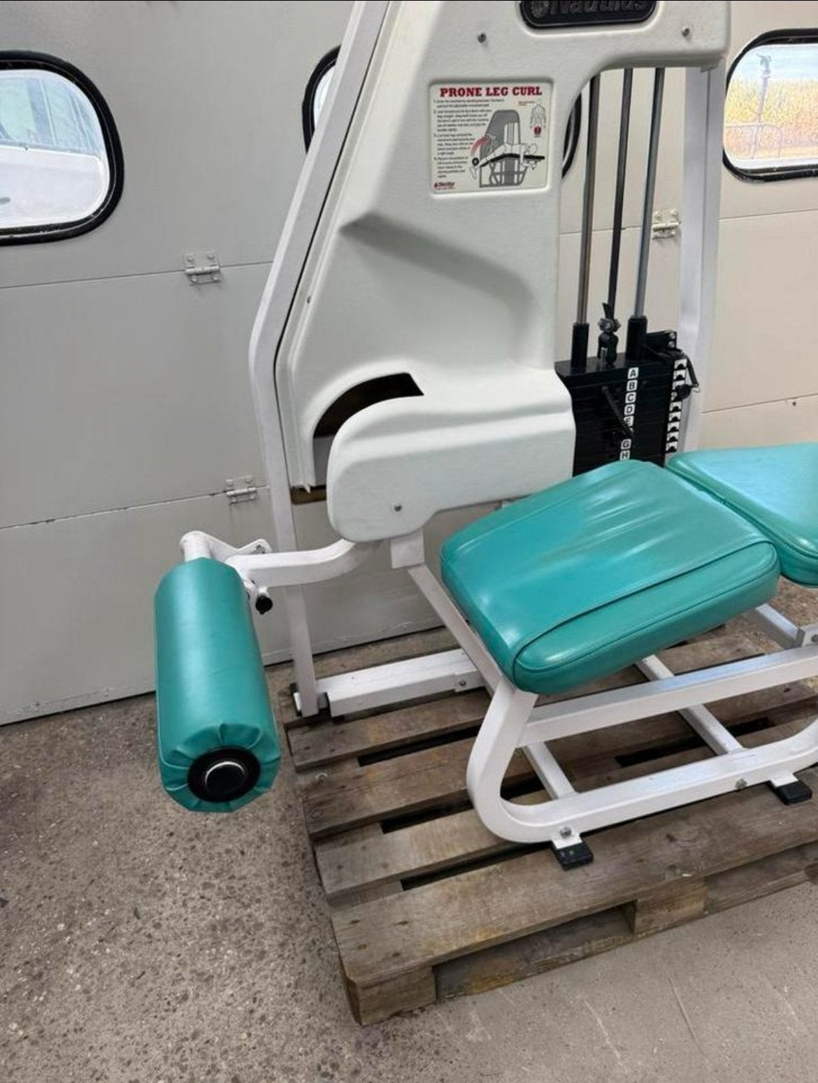 Nautilus 2st phrone leg curl / liegende beinbeuger / legs, Ophalen, Benen, Gebruikt, -