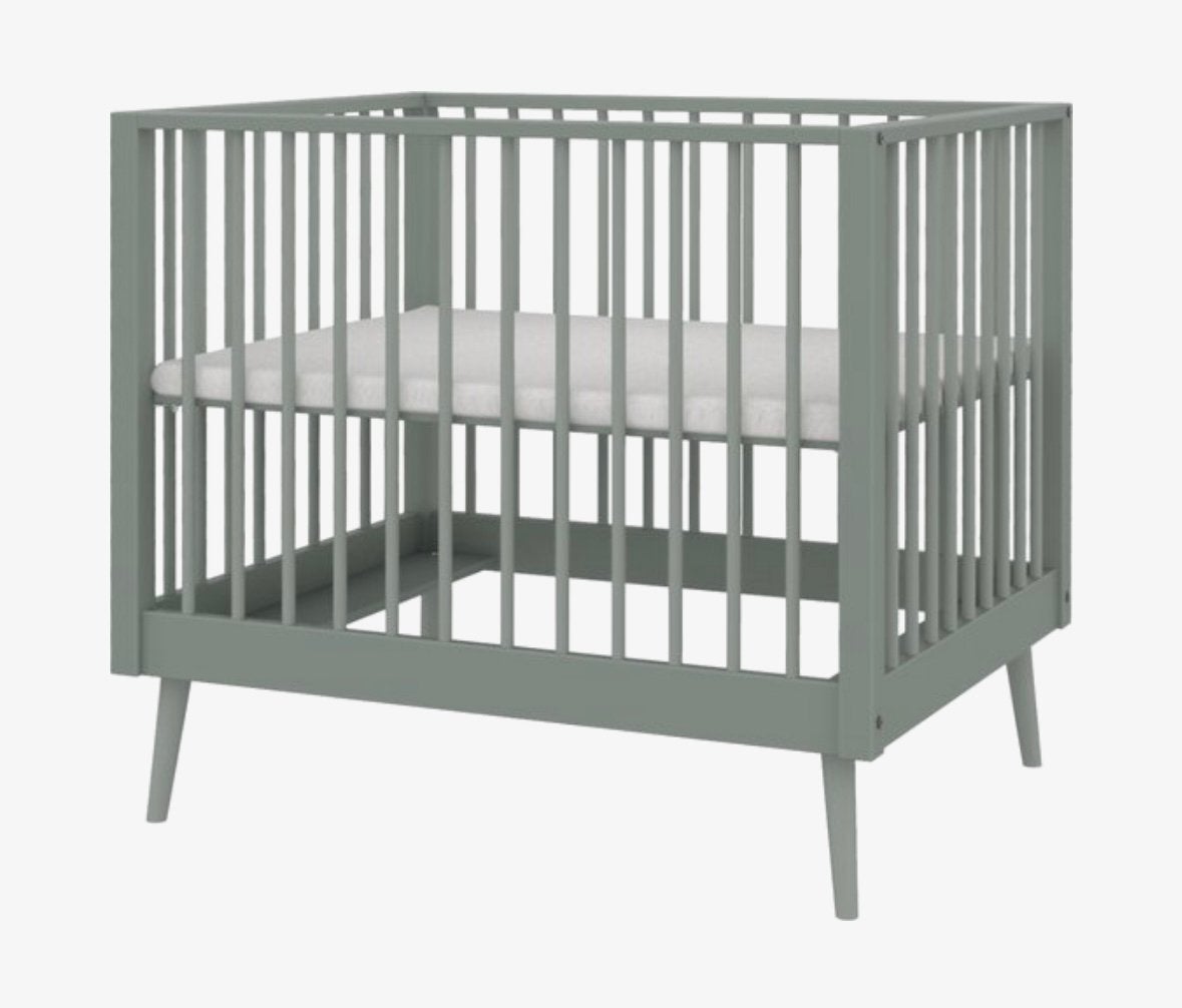 Evy babybox, kleur zeegroen, Kinderen en Baby's, Ophalen, Zo goed als nieuw, Rechthoekig, In hoogte verstelbaar