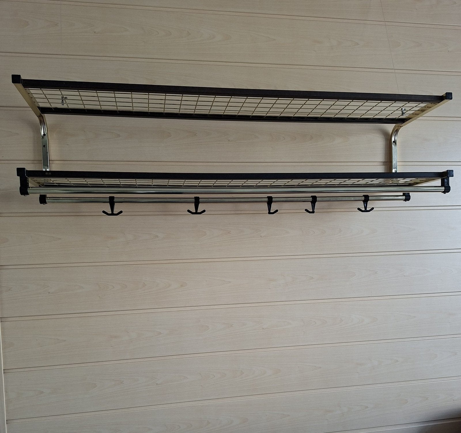 XL Vintage Treinkapstok Zweden, Wandkapstok, 100 tot 150 cm, Ophalen of Verzenden, Zo goed als nieuw