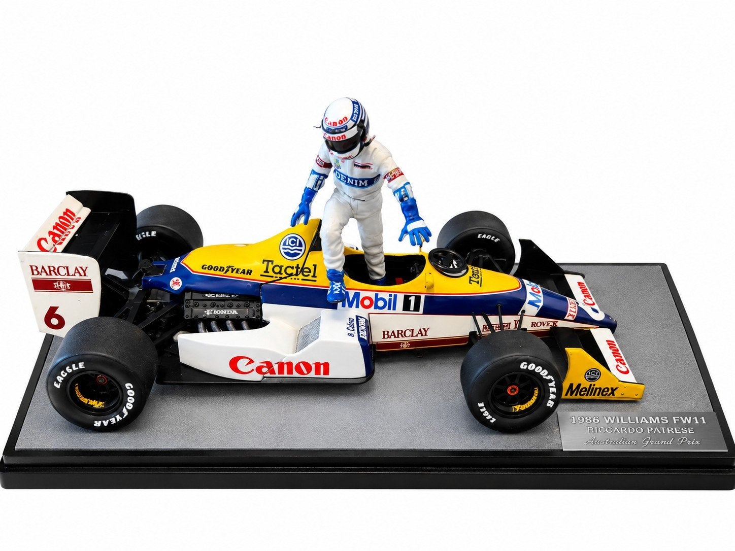 Williams FW12 Riccardo Patrese 1988 F1 1/43, Ophalen of Verzenden, Zo goed als nieuw, Auto, MiniChamps