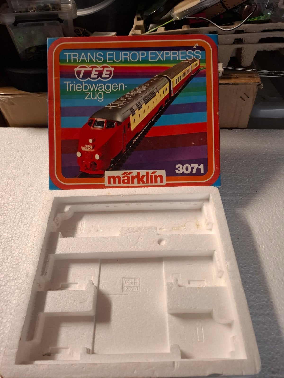 marklin lege tee treinset doos 3071, Hobby en Vrije tijd, Modeltreinen | H0, Wisselstroom, Locomotief, Analoog, Ophalen of Verzenden