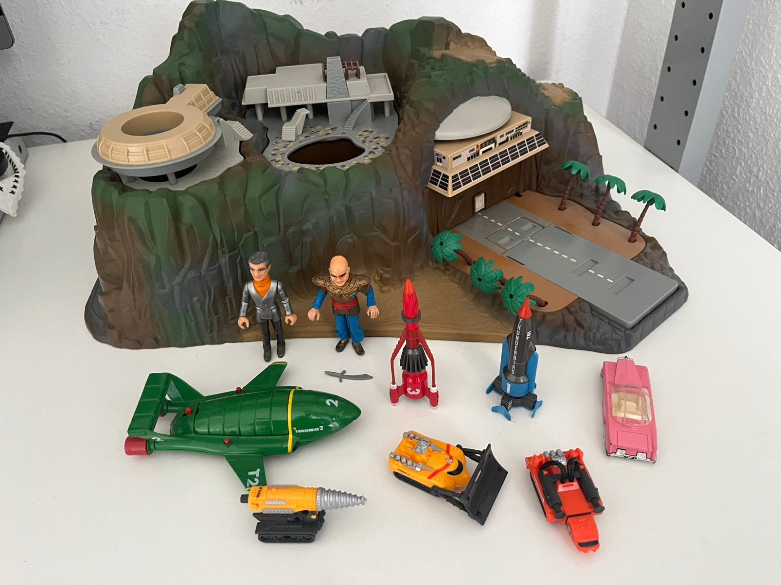 Thunderbirds Tracy Island | Speelset: Voertuigen en Figuren, Ophalen of Verzenden, Gebruikt