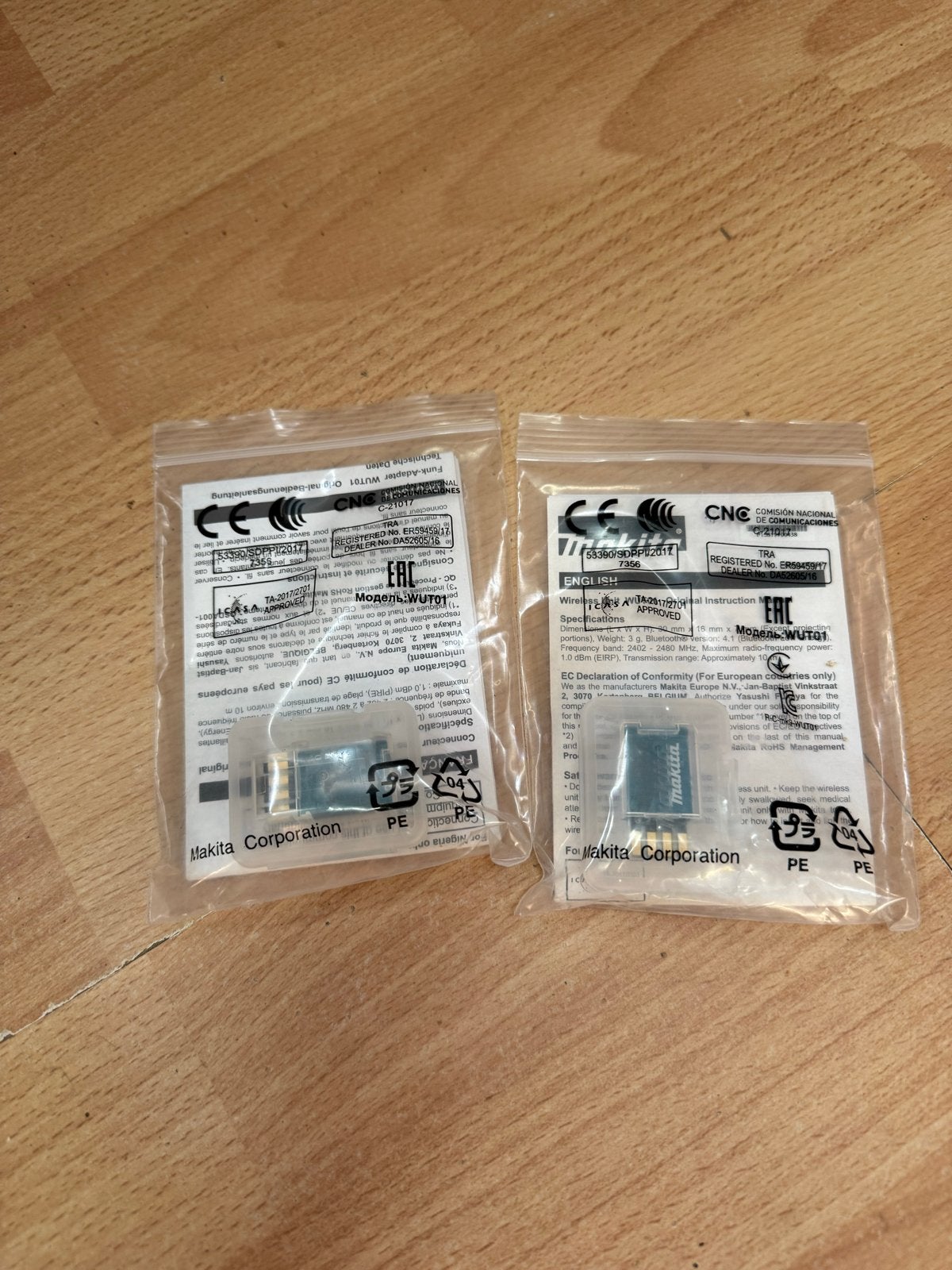 Makita Bluetooth Connectors (2 stuks) - Nieuw, Ophalen of Verzenden, Nieuw