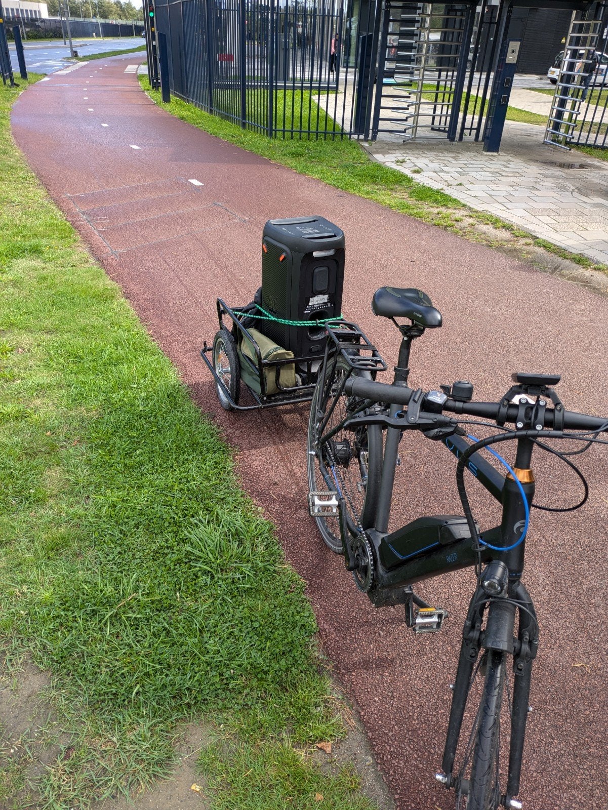 fietskar bike trailer, Ophalen