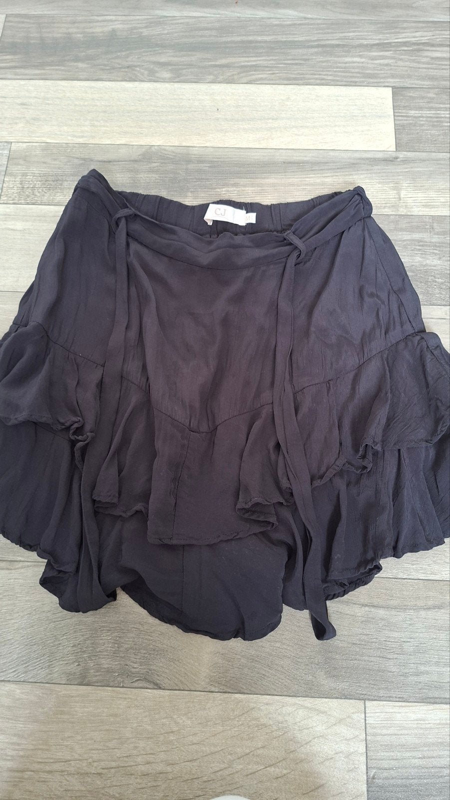 Zwarte broekrok van 100% viscose, maat M/L, Zwart, Ophalen of Verzenden, Cj, Gedragen