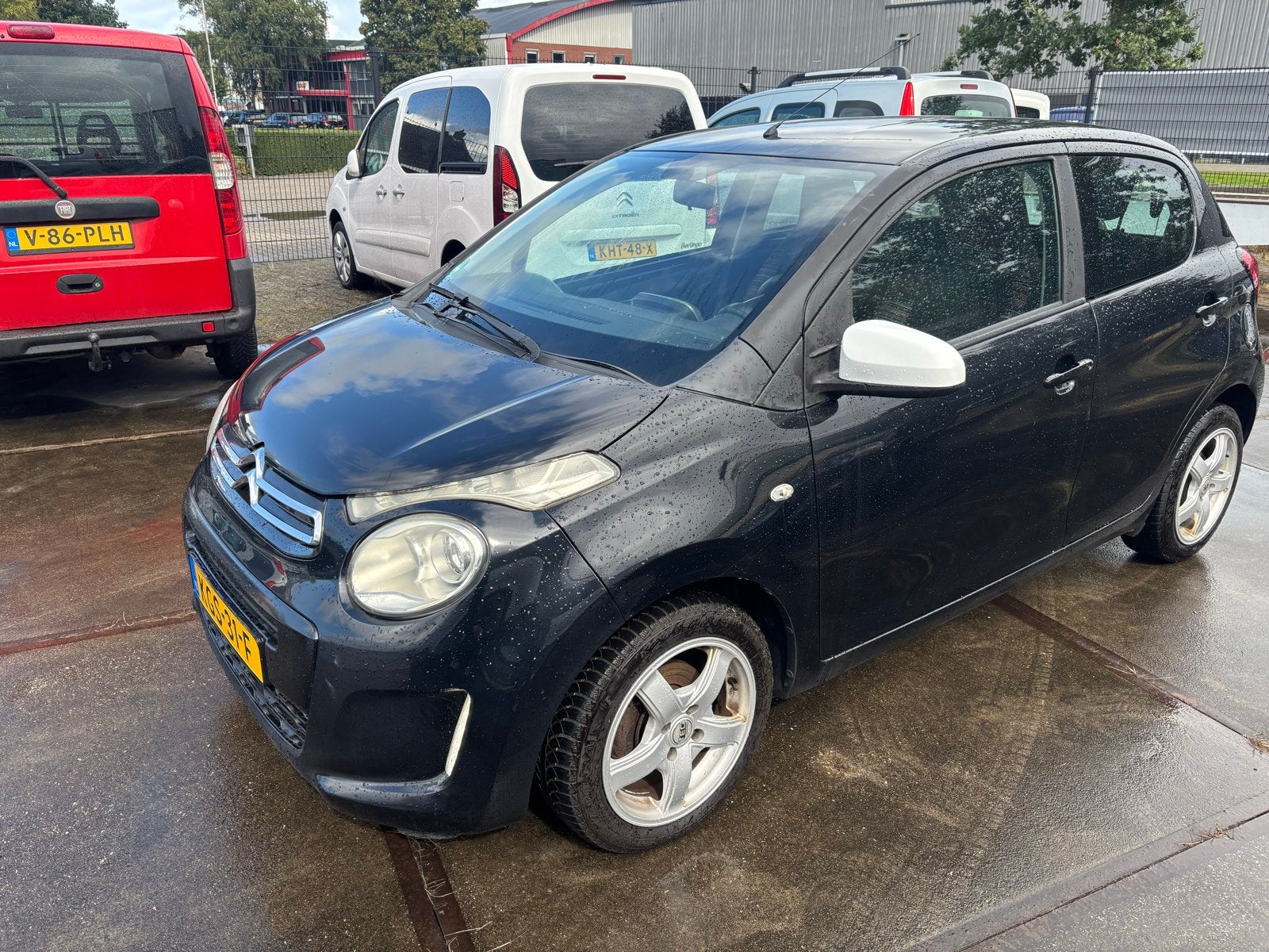 Citroen c1 s deurs airco cruise control 2015, Stof, Zwart, C1, Zwart
