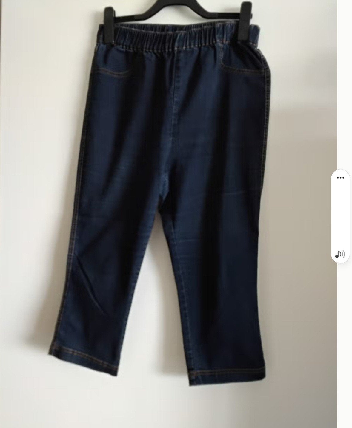 Driekwart Spijkerbroek, Kleding | Dames, Blauw, Overige jeansmaten, Ophalen of Verzenden, MS Mode