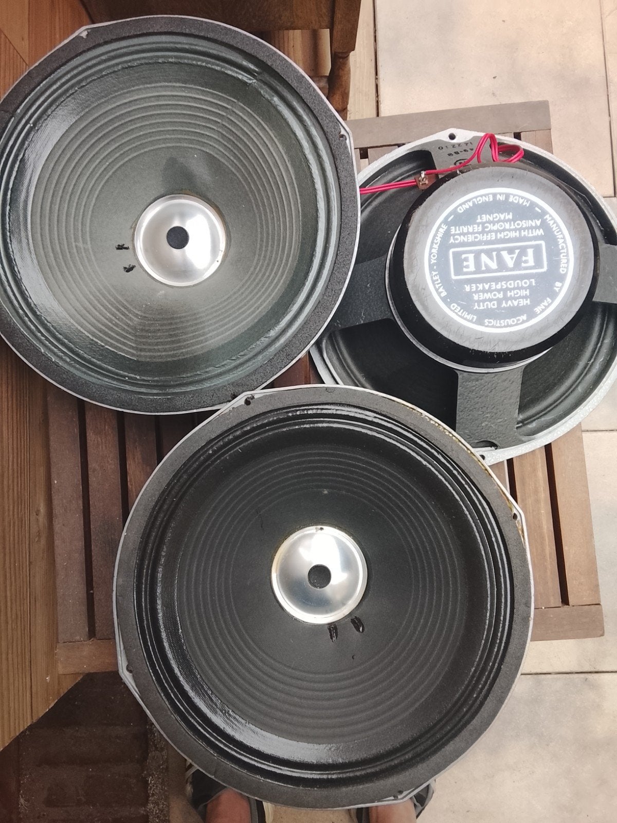 Fane Acoustics Heavy Duty High Power Luidsprekers, Audio, Tv en Foto, Luidsprekers, Gebruikt, Overige typen, Ophalen of Verzenden