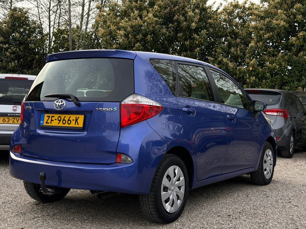 Toyota Verso-S 1.3 VVT-i Aspiration Airco Camera Trekhaak De, Voorwielaandrijving, Euro 5, Gebruikt, Blauw