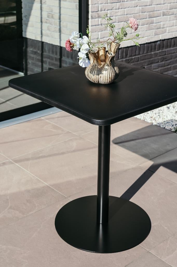 Tuintafel Max 70x70 PARTIJVOORDEEL OP=OP, Tuin en Terras, Tuintafels, Nieuw, Vierkant, Kunststof, Ophalen