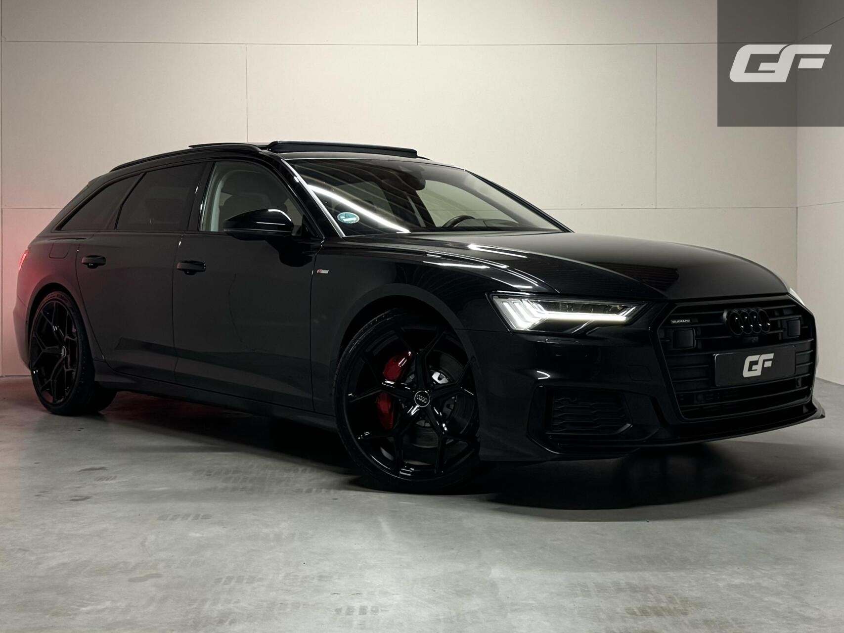 Audi A6 Avant 55 TFSIe Quattro Competition Pano Sfeer 360°, Auto's, Audi, Automaat, Dealer onderhouden, Zwart, 4 cilinders