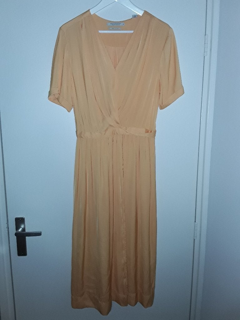 Scotch & Soda Oranje Jurk Maat S, Kleding | Dames, Maat 38/40 (M), Ophalen of Verzenden, Zo goed als nieuw, Boven de knie