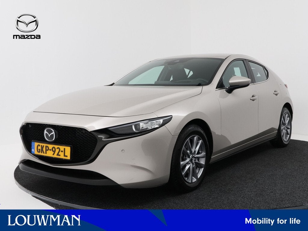 Mazda 3 2.0 e-SkyActiv-G M Hybrid 150 Comfort | Stoel + Stuu, Stof, Gebruikt, 4 cilinders, Bedrijf