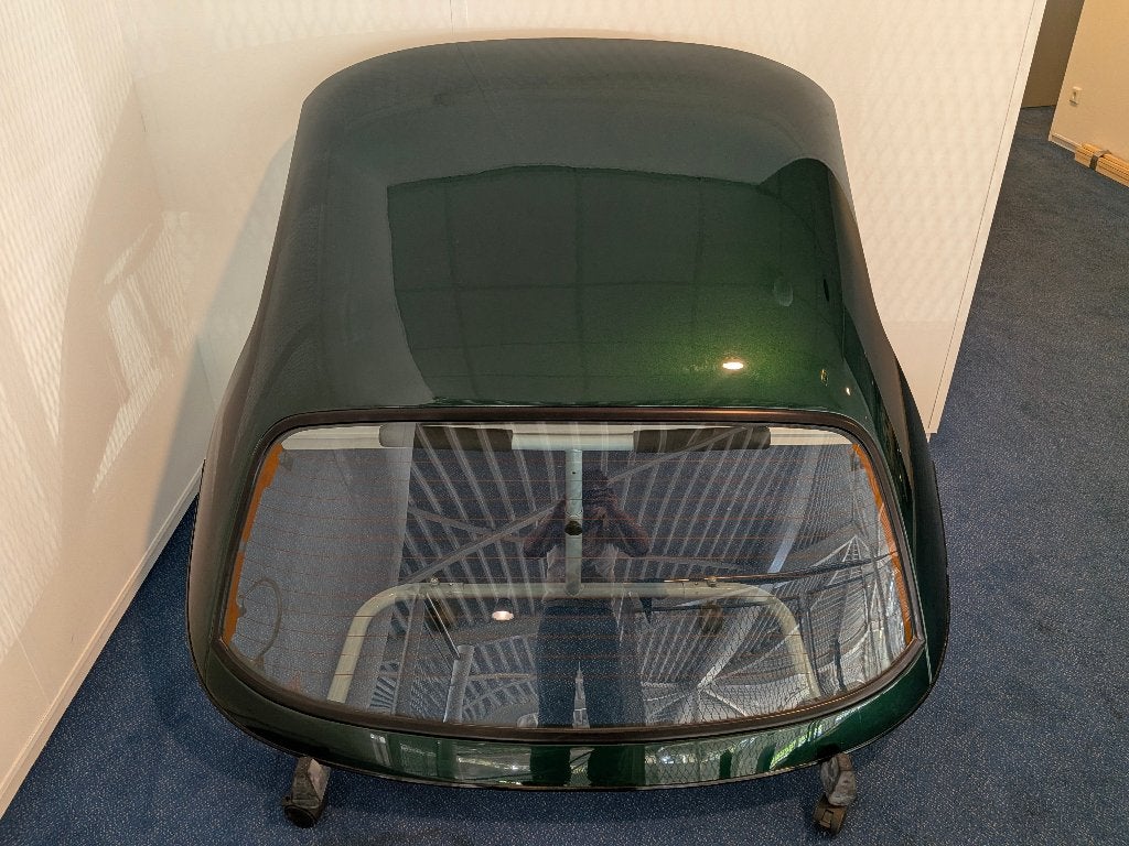 Cabrio hardtop MG-F/MG-TF Groen met achterruitverwarming, Ophalen, Gebruikt, Achterklep, Voor