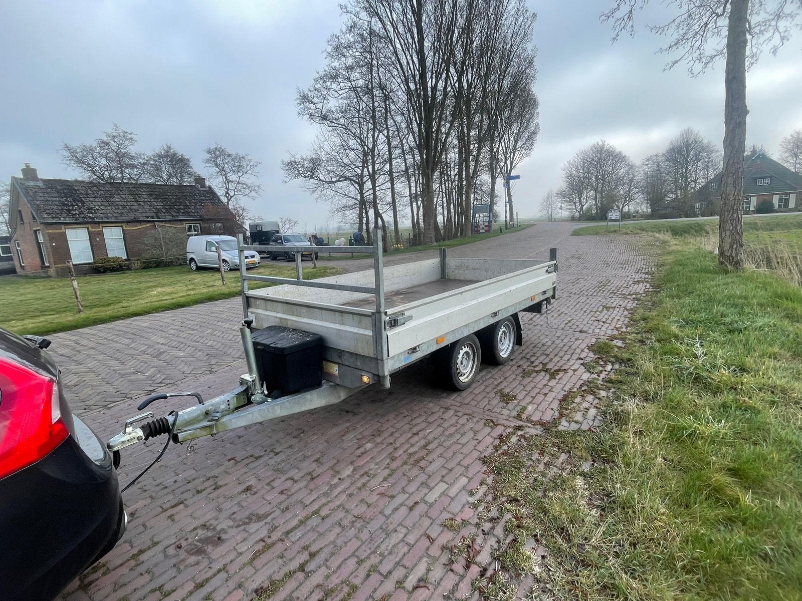 Hapert aanhanger kipper, Ophalen, Gebruikt