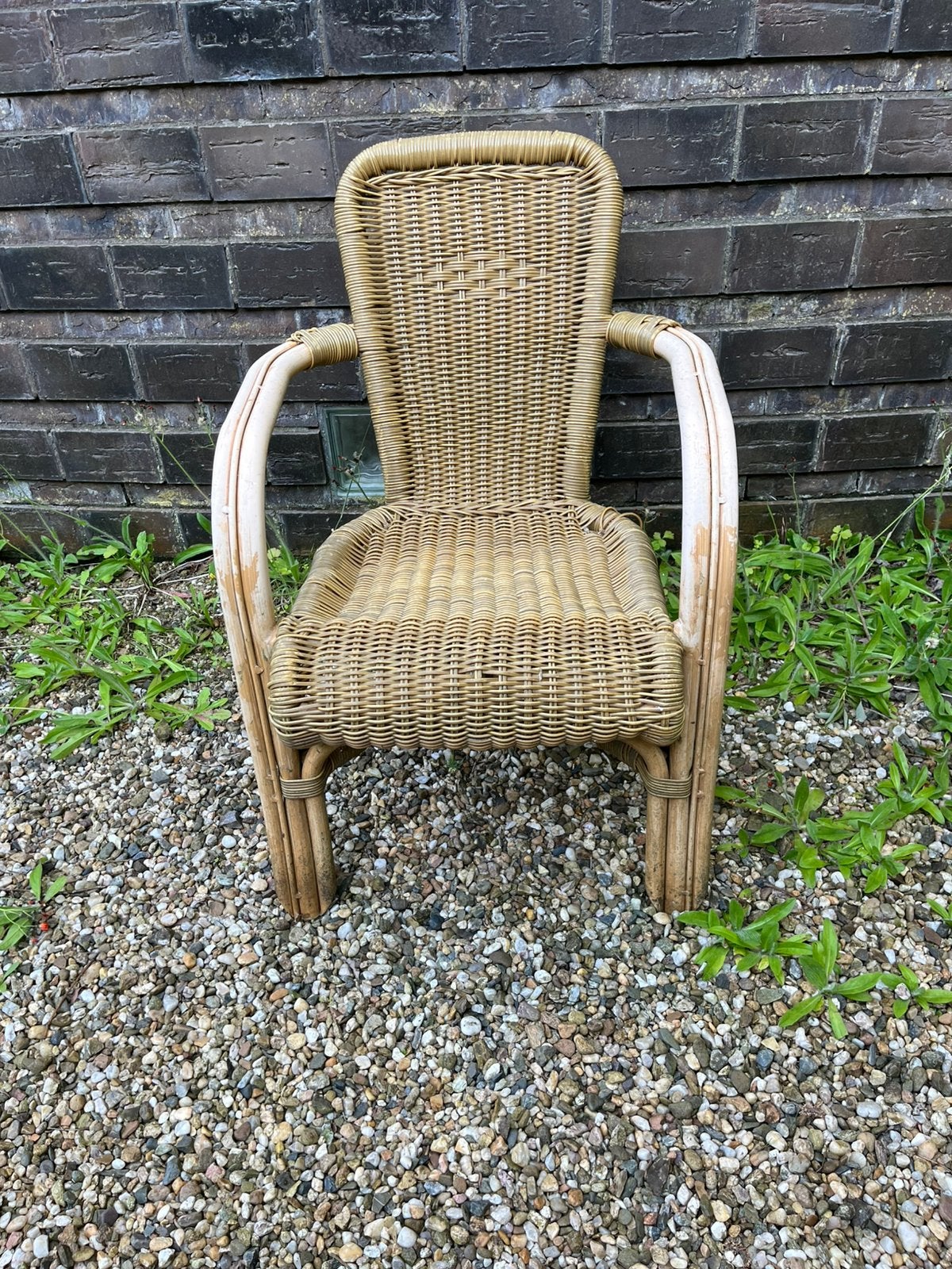 17x Originele Vervoort Horeca Terrasstoelen – Rotan / Korb, Ophalen, Gebruikt, Rotan