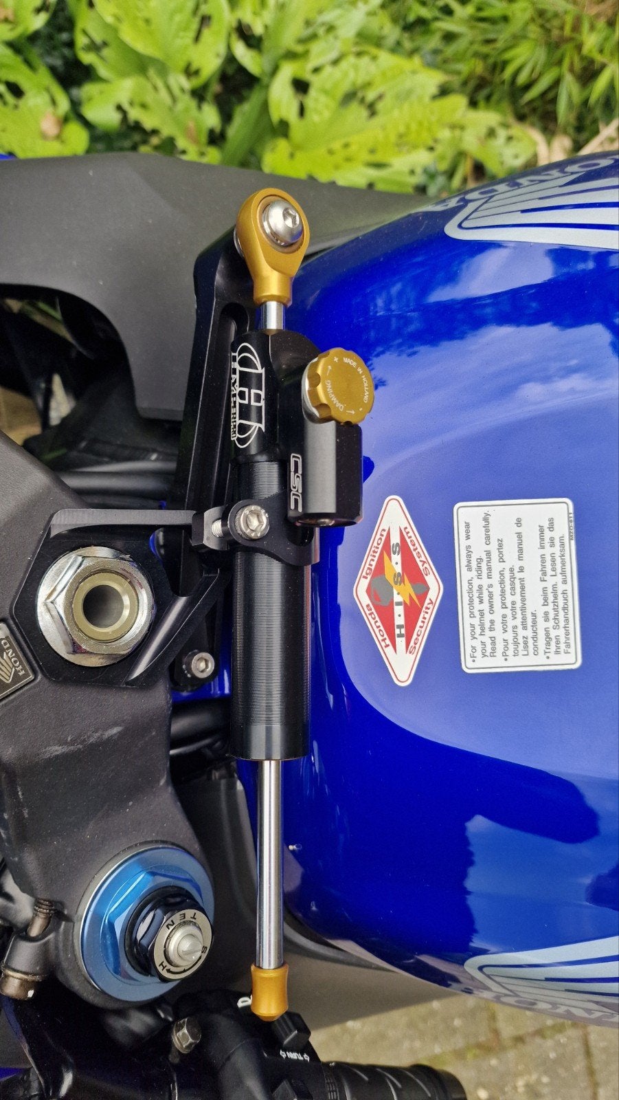 HONDA CBR FIREBLADE 954RR SC50 STUURDEMPER. HYPERPRO, Motoren, Ophalen of Verzenden, Hyperpro, ., .