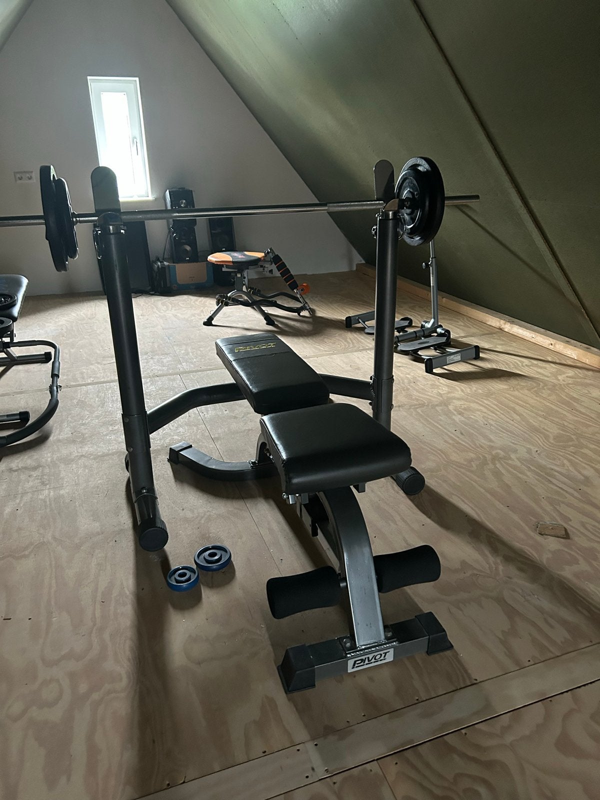 Complete Fitness Set: Krachtstation, AB King Pro, Ab Doer Tw, Gebruikt, Krachtstation, Armen, Ophalen of Verzenden