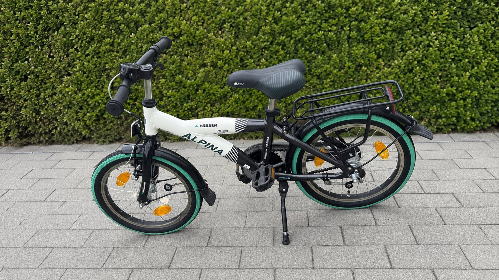 Alpina Yabber Kinderfiets 16 inch - Zo goed als nieuw, Ophalen, Zo goed als nieuw, Terugtraprem, Minder dan 16 inch