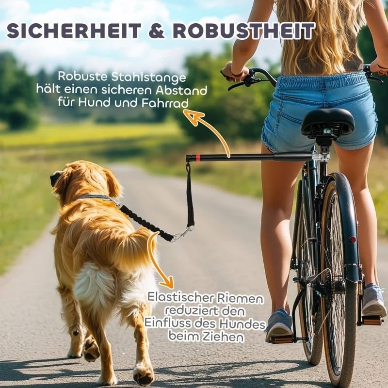Hondenfietsbeugel met Lijn - Veilig Fietsen met Hond, Ophalen of Verzenden, Nieuw, Onbekend