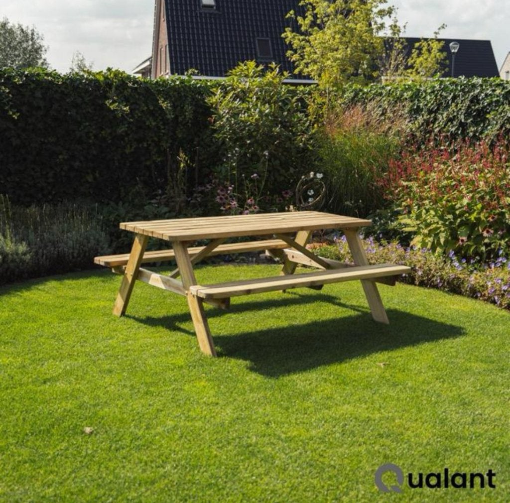 picknicktafels - gloednieuw - geïmpregneerd, Nieuw, Ophalen of Verzenden, Inklapbaar, Rechthoekig
