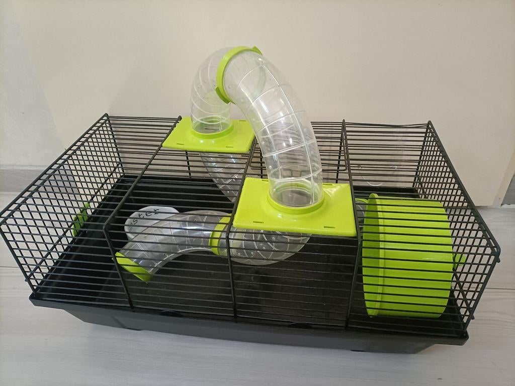 Hamster kooi 50 cm bij 26 cm., Dieren en Toebehoren, Kooi, Minder dan 75 cm, Zo goed als nieuw, Hamster