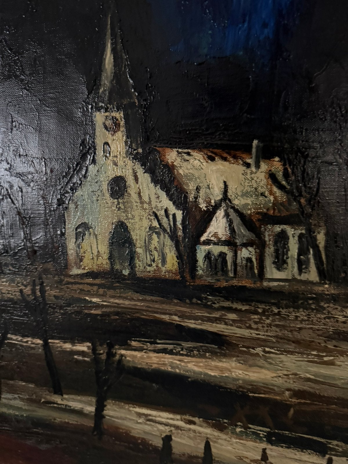 Theo vd Horst schilderijen. Bloemstillev kerklandschap, Antiek en Kunst, Kunst | Schilderijen | Klassiek, Ophalen, Doek, Expressionistisch