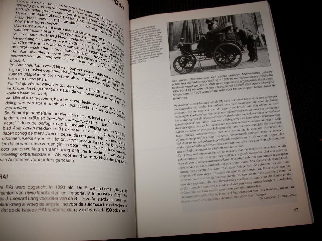 Boek Het beeld van de AUTO 1896-1921, Ophalen of Verzenden, Zo goed als nieuw, Algemeen
