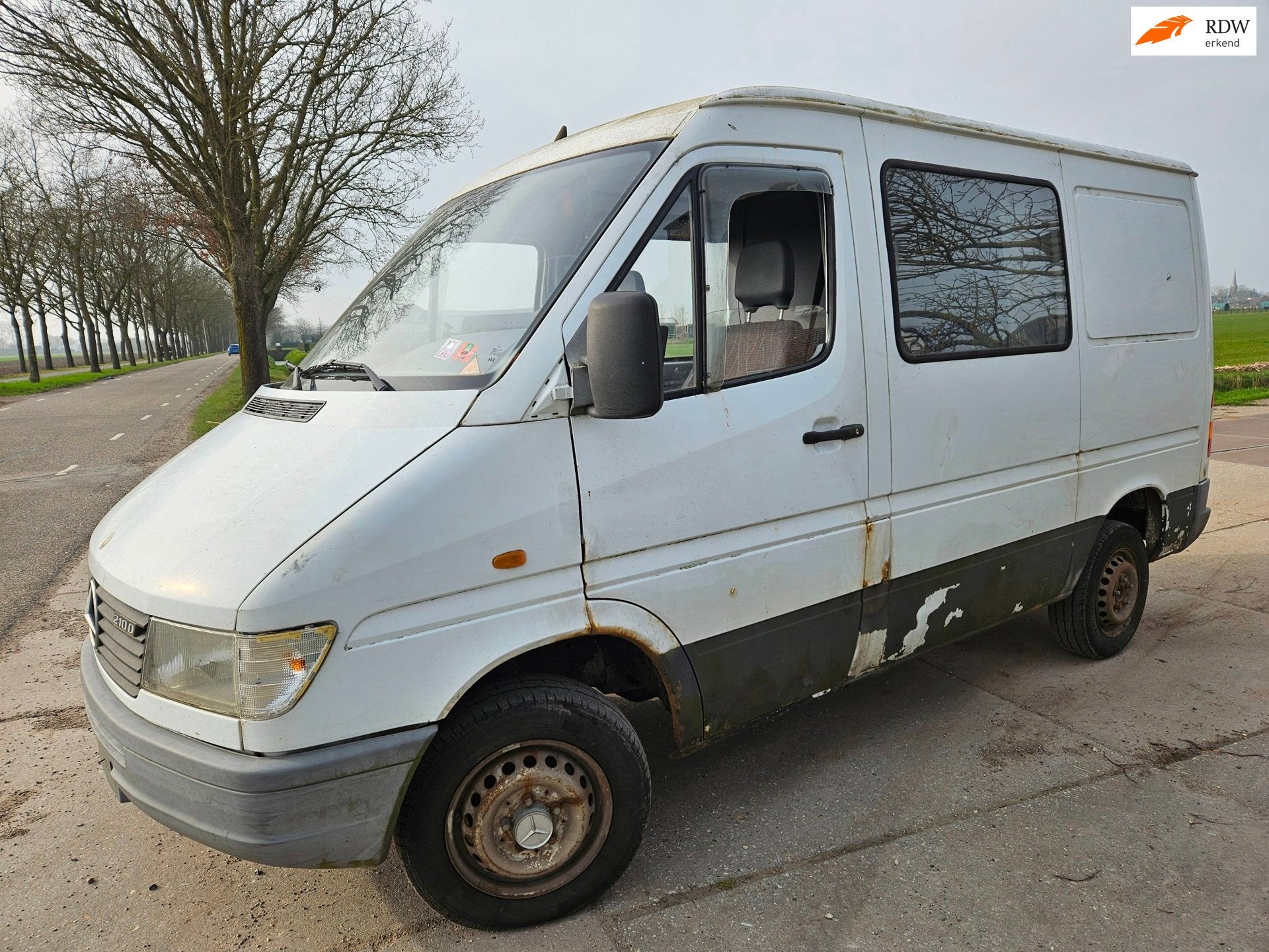 Mercedes-Benz Sprinter 210 D Original dutch car/ Nederlandse, Euro 2, Achterwielaandrijving, Gebruikt, Bedrijf