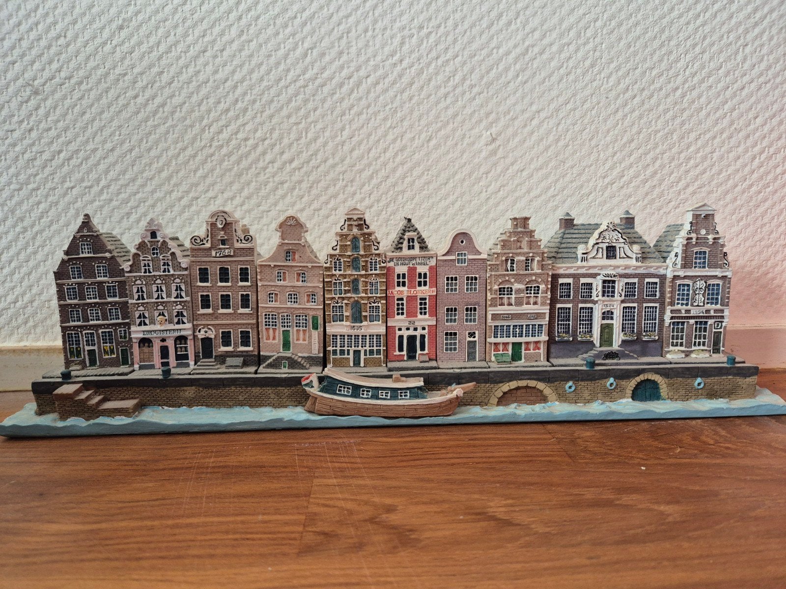 Blokker Steengoed Grachtenpandjes 1996 - Compleet met kade, Ophalen of Verzenden, Zo goed als nieuw