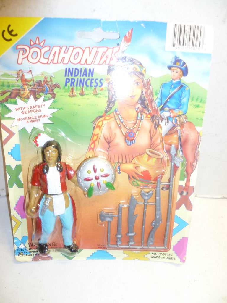 Pocahontas Indian Princess met 6 wapens nieuw in blister '96, Ophalen of Verzenden, Nieuw