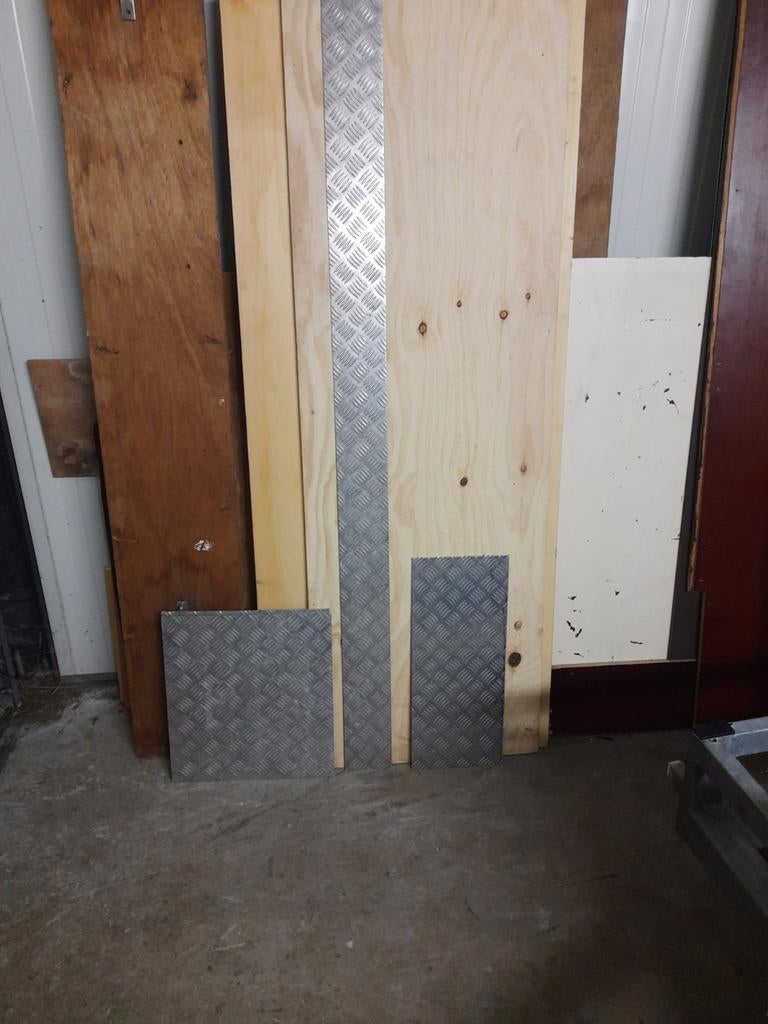 Aluminium Traanplaat, Ophalen of Verzenden, Zo goed als nieuw, Aluminium