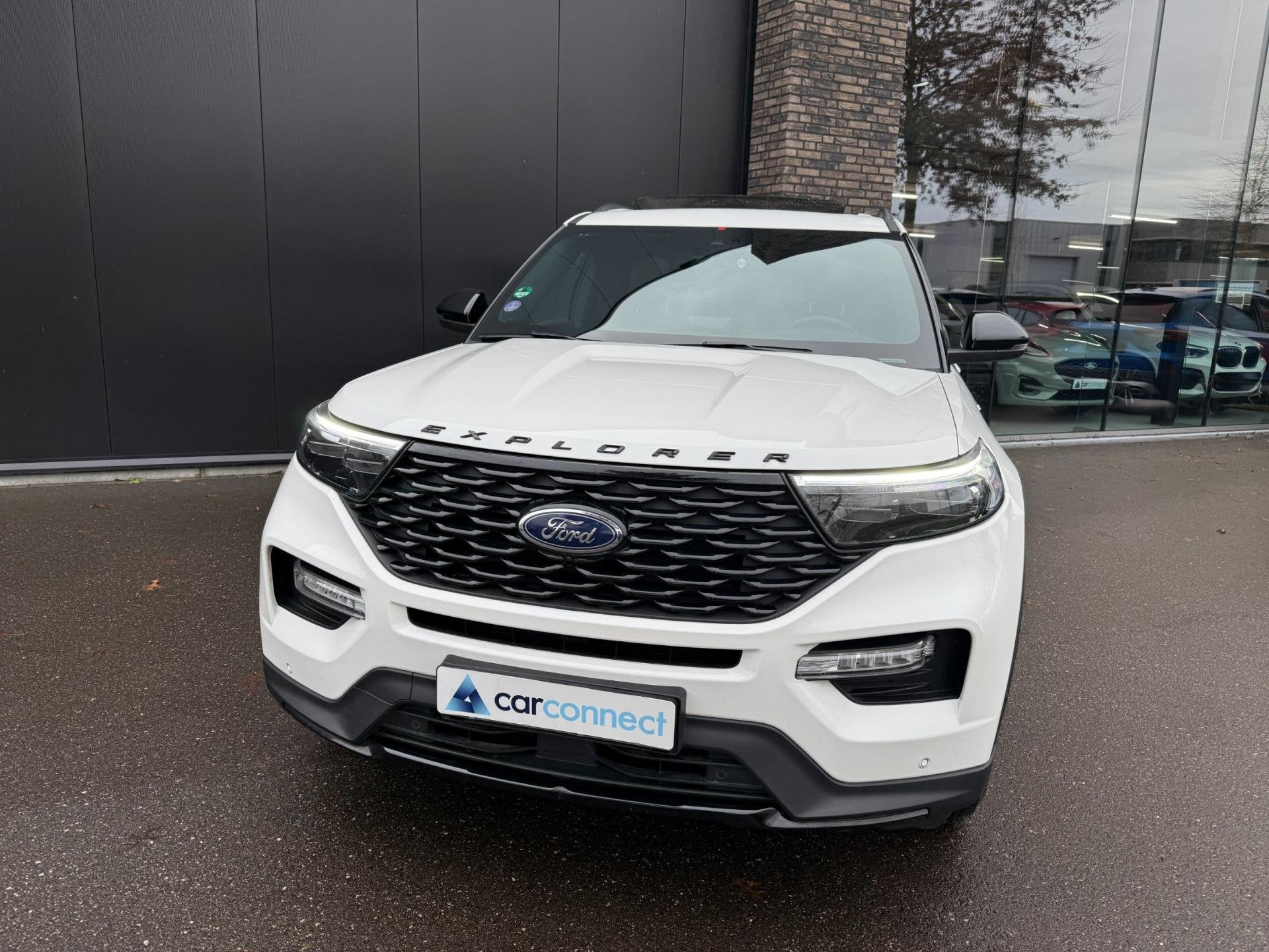 Ford Explorer 3.0 V6 EcoBoost PHEV ST-Line Navi, Trekhaak, P, Auto's, Ford, Automaat, Dealer onderhouden, Gebruikt, Zwart