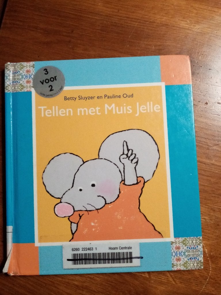 BETTY SLUYZER Tellen met Muis Jelle, Ophalen of Verzenden, Gelezen, 3 tot 4 jaar