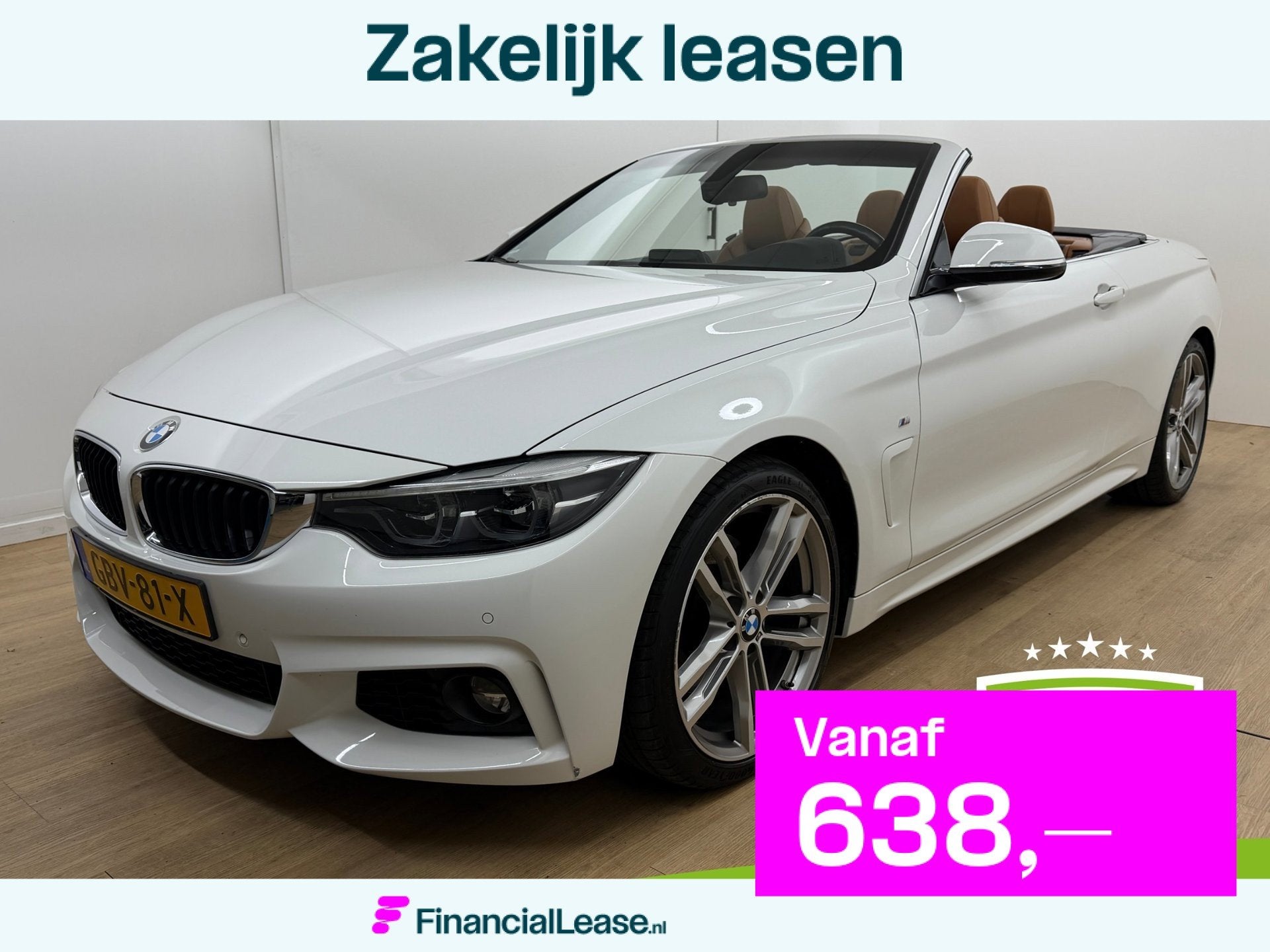 BMW 4-serie Cabrio Occasion 430i High Executive | Tweedehand, Automaat, Achterwielaandrijving, Gebruikt, Euro 6