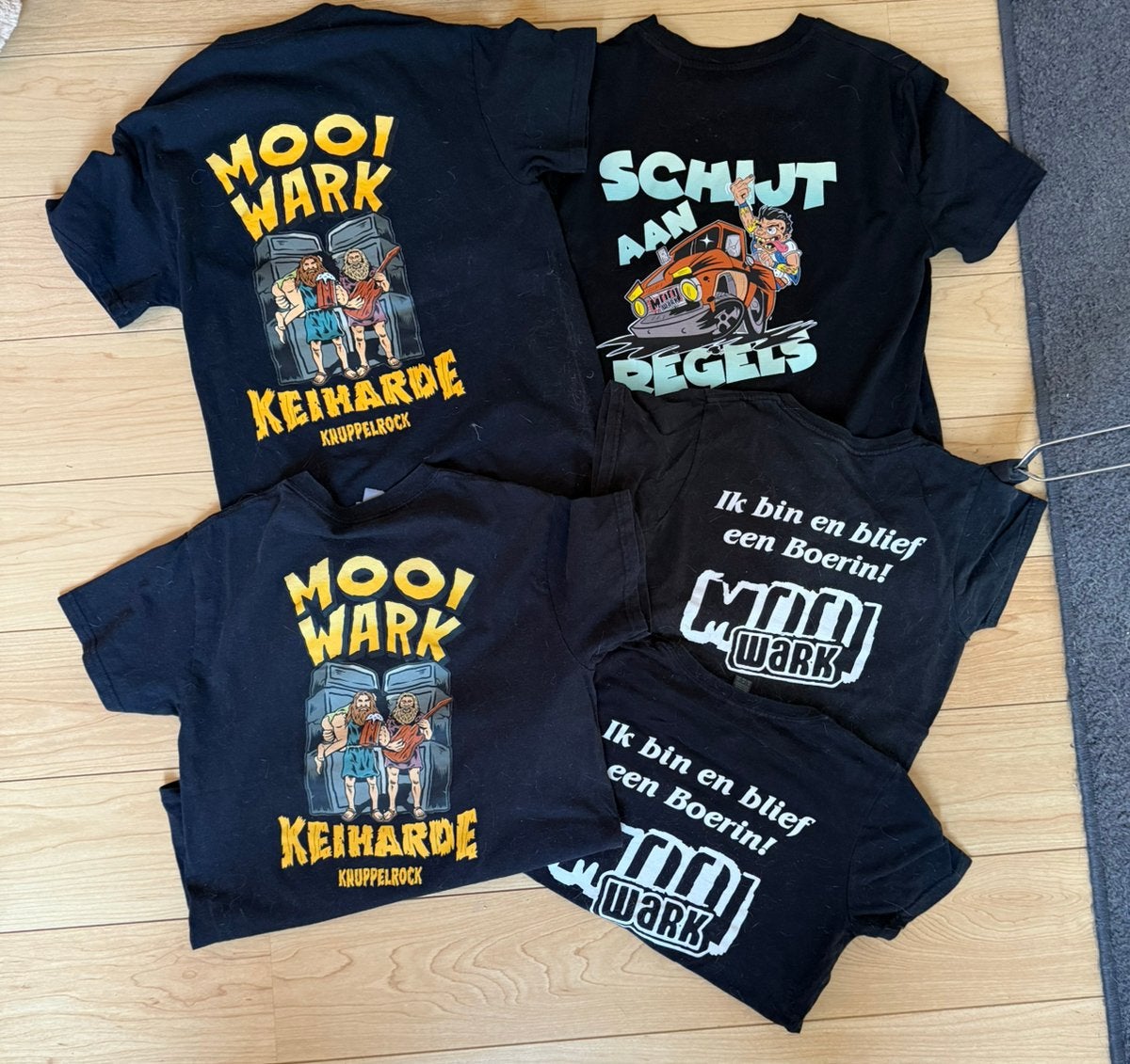 Mooi Wark T-Shirt 5x Maat S, Ophalen of Verzenden, Gedragen, Maat 46 (S) of kleiner