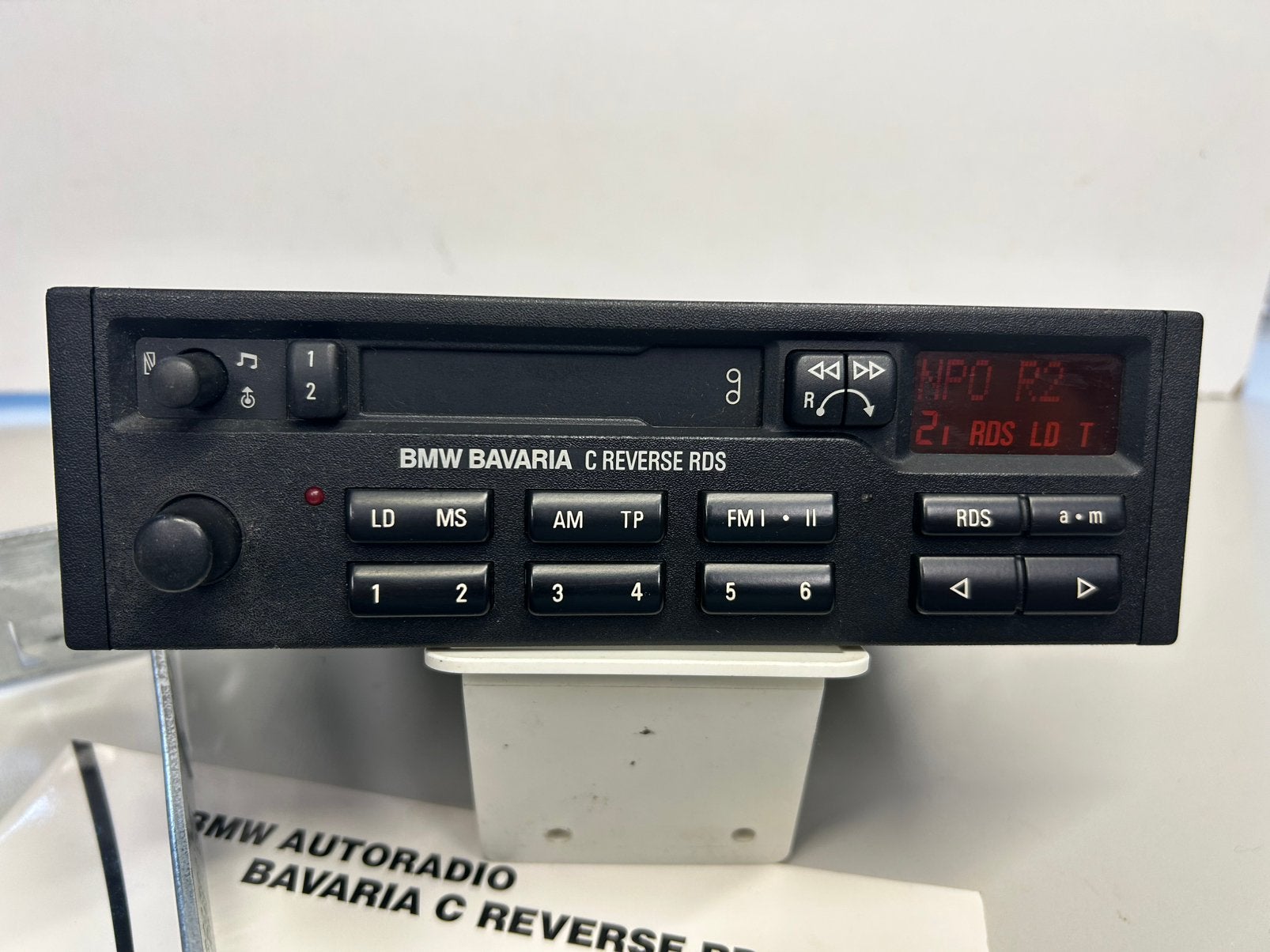 BMW Bavaria C Reverse RDS.  E30 E28 E34 E36 E32 Z1 Z3 Z4, Auto diversen, Autoradio's, Gebruikt, Ophalen of Verzenden