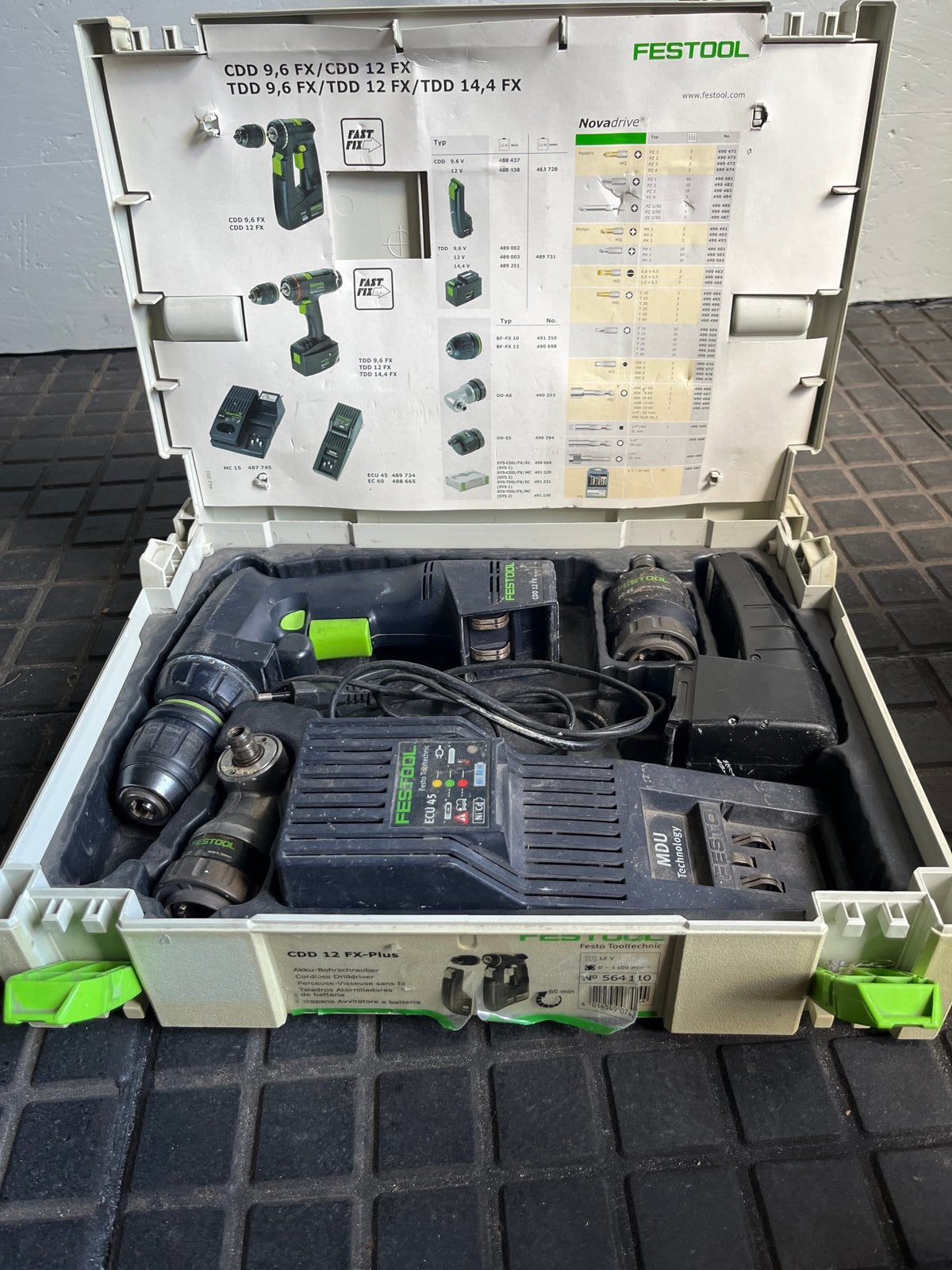 Festool CDD 12 FX Accuboormachine met Systainer en accessoir, Ophalen of Verzenden, Gebruikt, Boor- en Schroefmachine