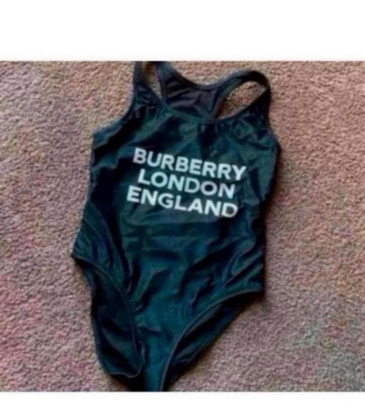 Burberry badpak maat 140, Ophalen of Verzenden, Gedragen, Zwart, Badpak