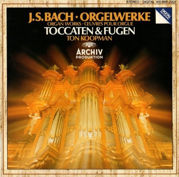 J.S.Bach‎– Ton Koopman – Orgelwerke Toccaten & Fugen, Ophalen of Verzenden, Kamermuziek, Gebruikt, Barok