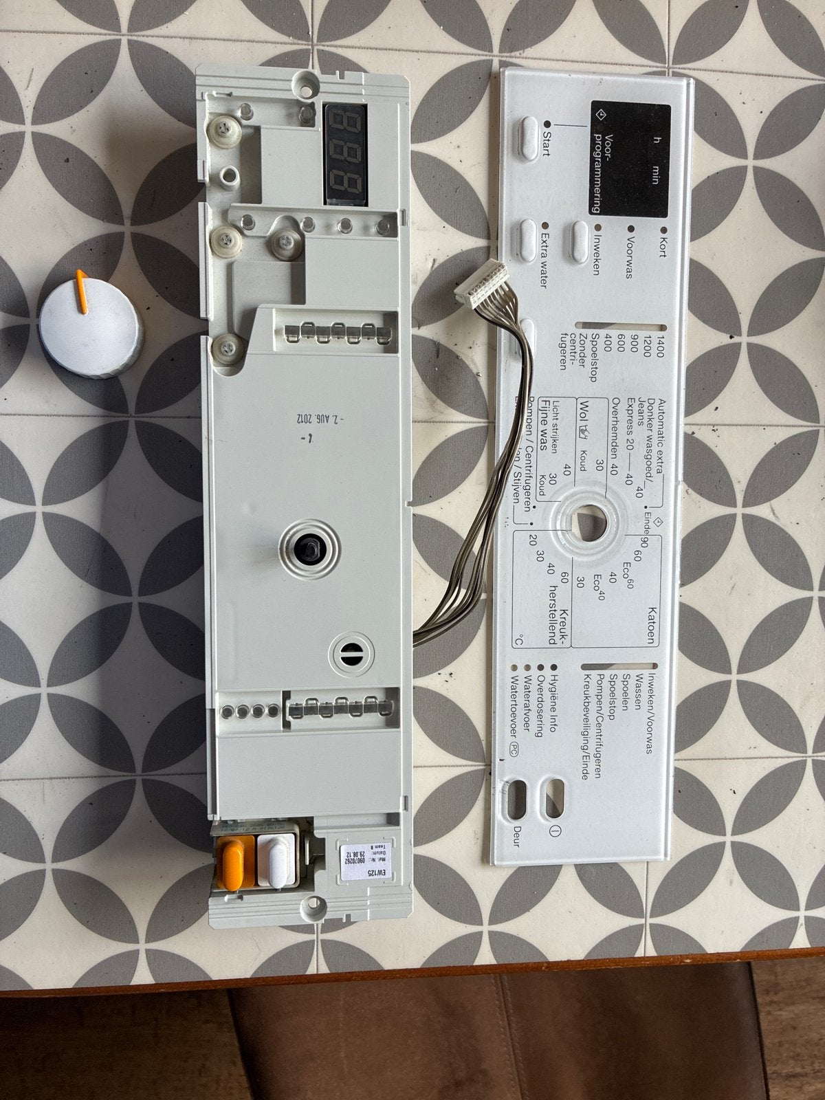 Miele W3371 Wasmachine Bedieningspaneel met printplaat, Ophalen of Verzenden, Gebruikt