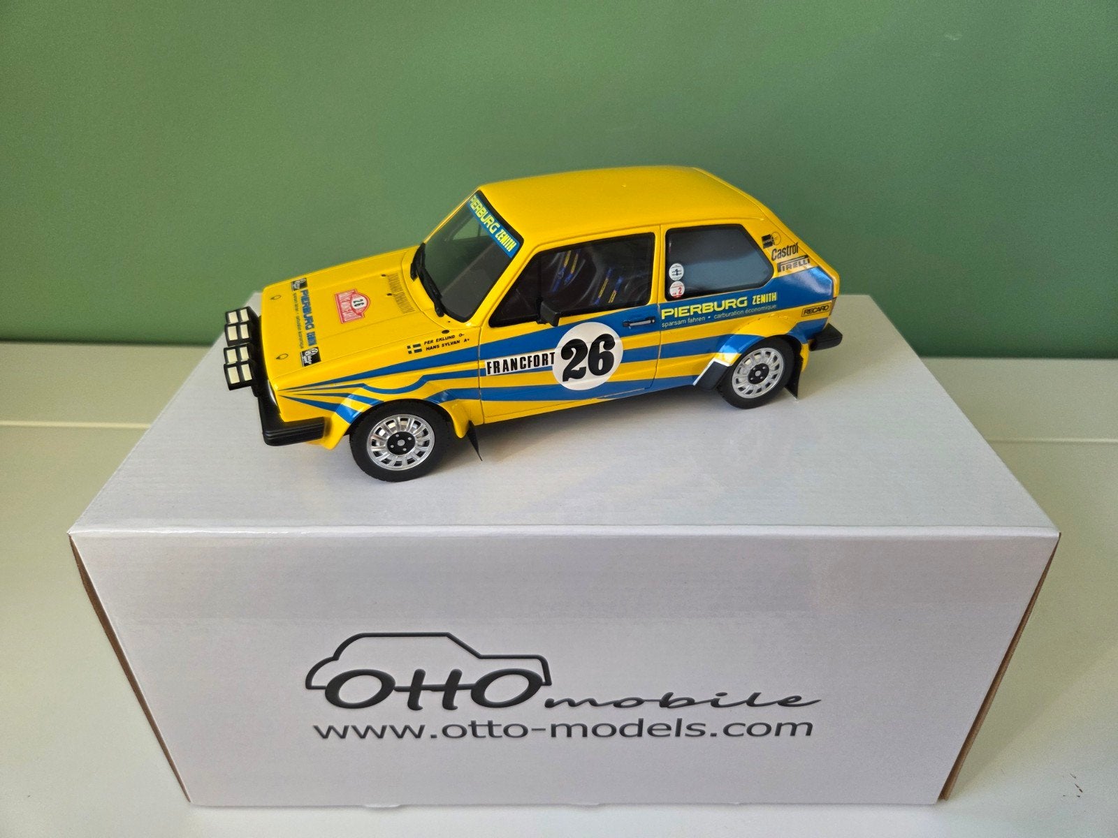 Otto Mobile VW Golf GTI GR.2 Monte Carlo (OT1162) te koop!, Hobby en Vrije tijd, Modelauto's | 1:18, Ophalen of Verzenden, Nieuw