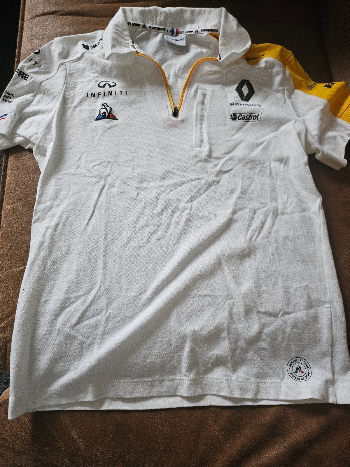F1 shirt Renault  maat M, Kleding | Heren, Polo's, Maat 48/50 (M), Ophalen of Verzenden, Gedragen, Wit